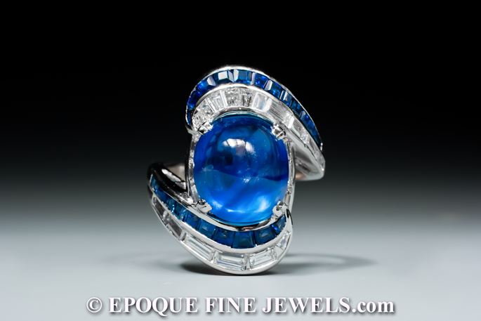 A late 1930&#39;s sapphire and diamond ring | MasterArt